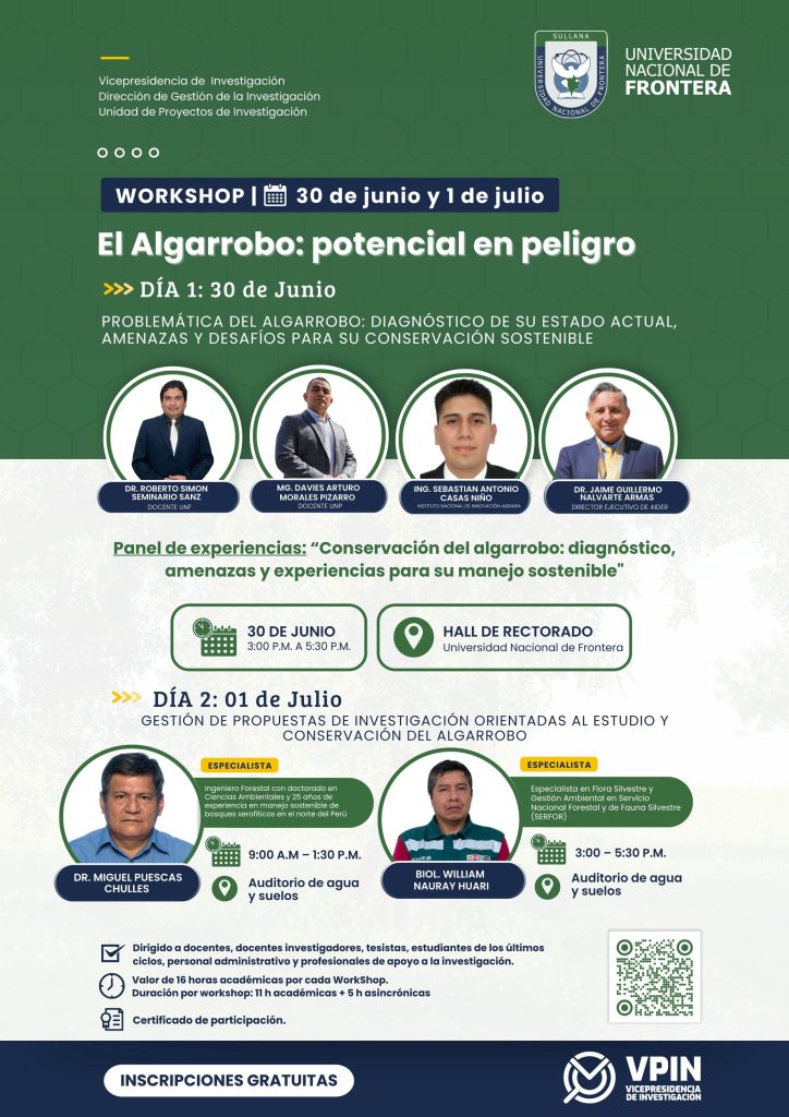 WORKSHOP | El Algarrobo: potencial en peligro