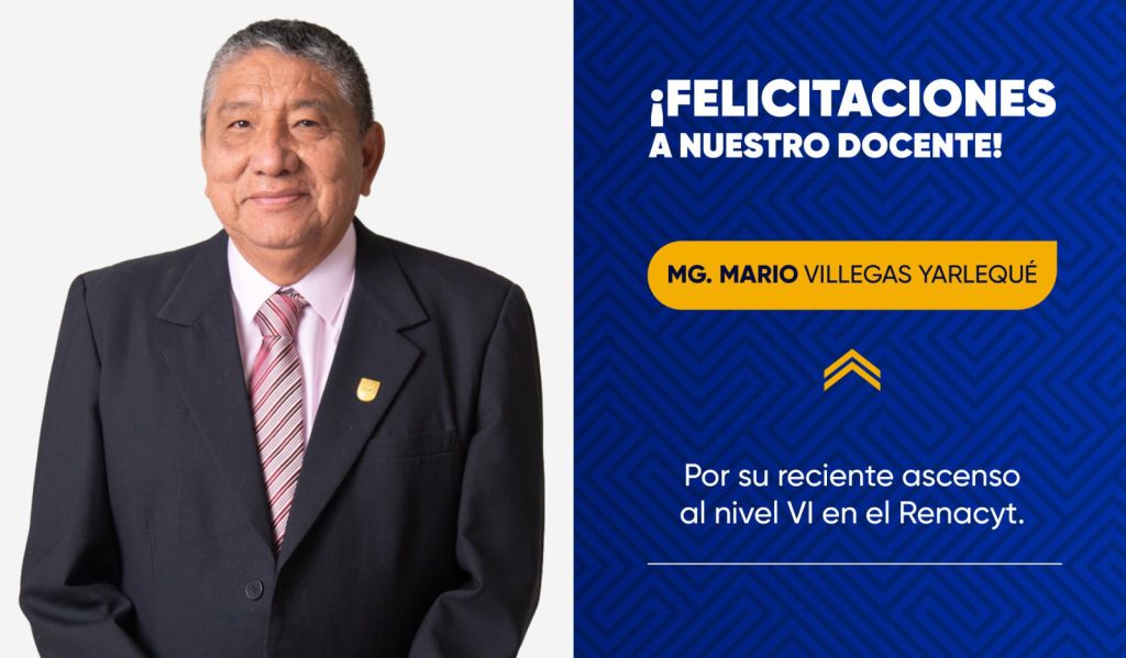 Docente de la UNF logra ascenso en el registro de investigadores RENACYT