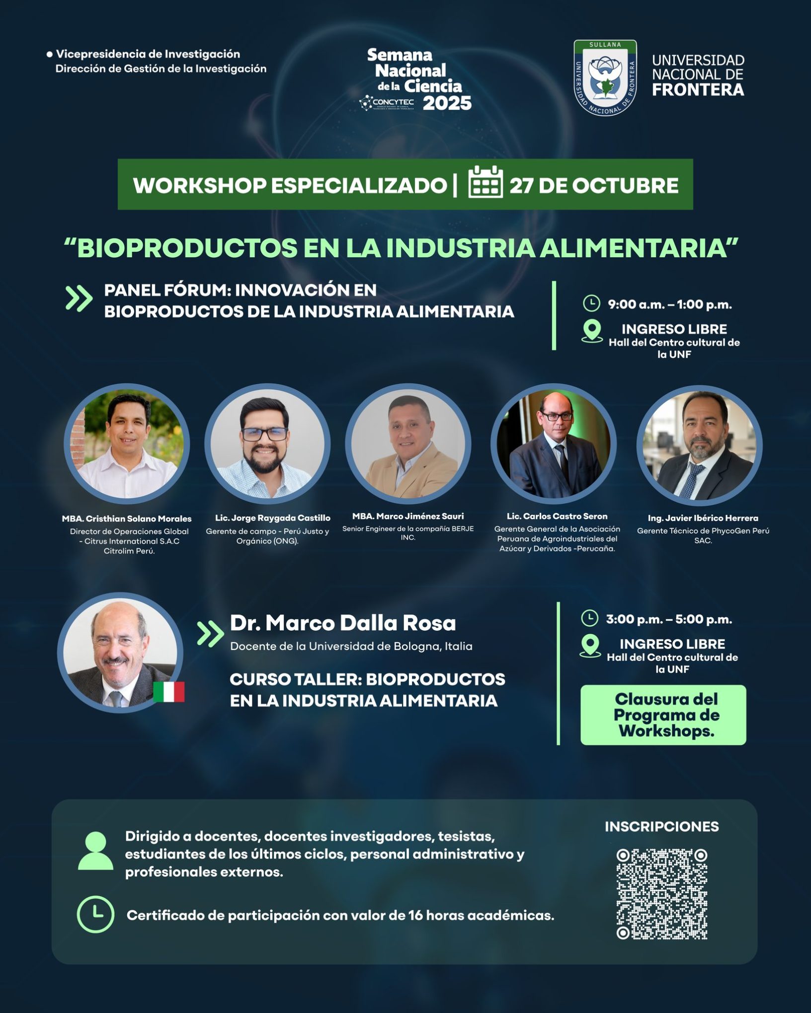 Inicio de la Semana Nacional de la Ciencia 2025 - Universidad Nacional ...