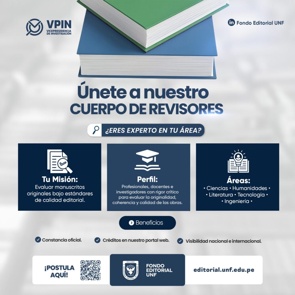 Únete a la Red de Revisores Pares del Fondo Editorial UNF